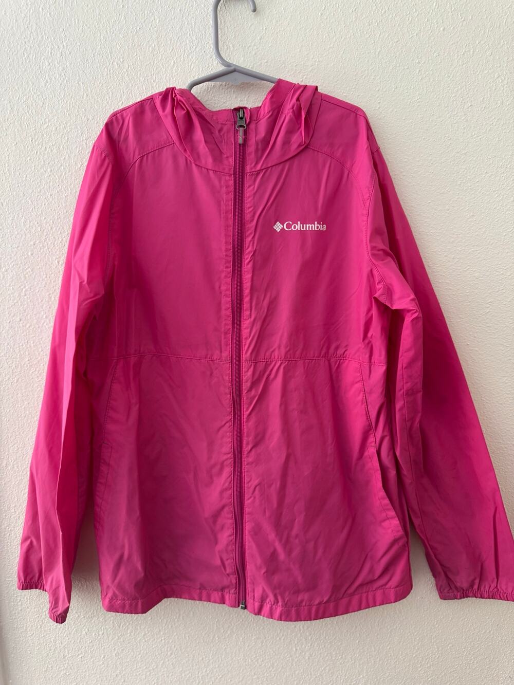 Columbia youth girls size L wind breaker, outer layer jacket, size L 14/16
